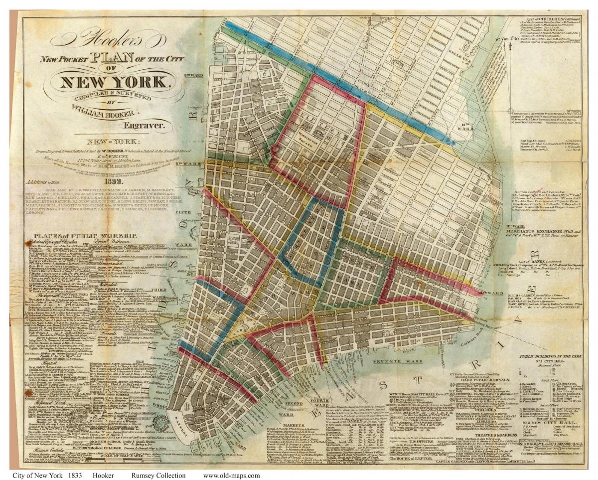 纽约历史地图