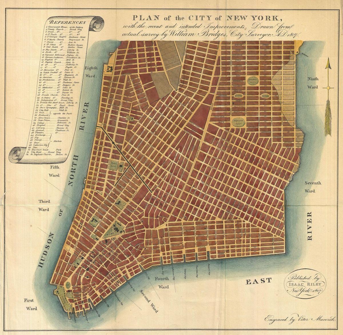 地图纽约1800