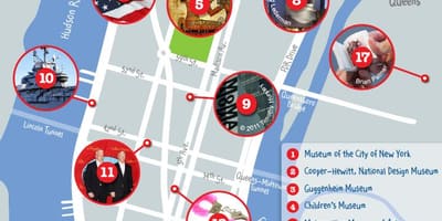 纽约市博物馆的地图