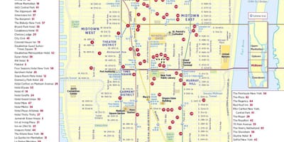 曼纽约地图