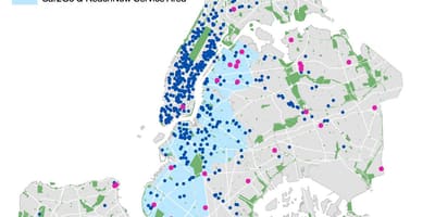 纽约市点地图