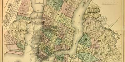 古老的纽约地图